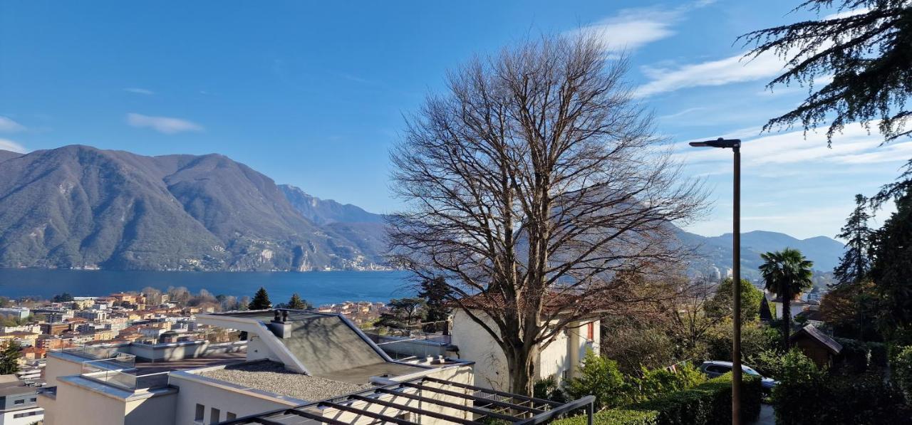 Lugano Lakeview Apartment Private Parking & Self Check-In Buitenkant foto