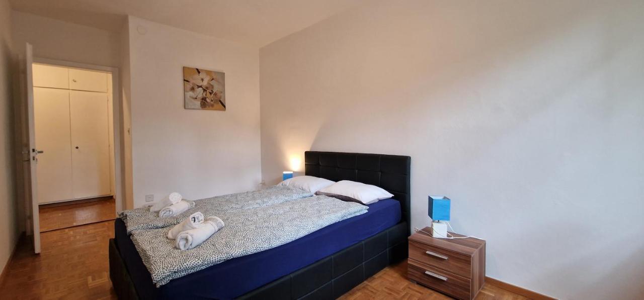 Lugano Lakeview Apartment Private Parking & Self Check-In Buitenkant foto