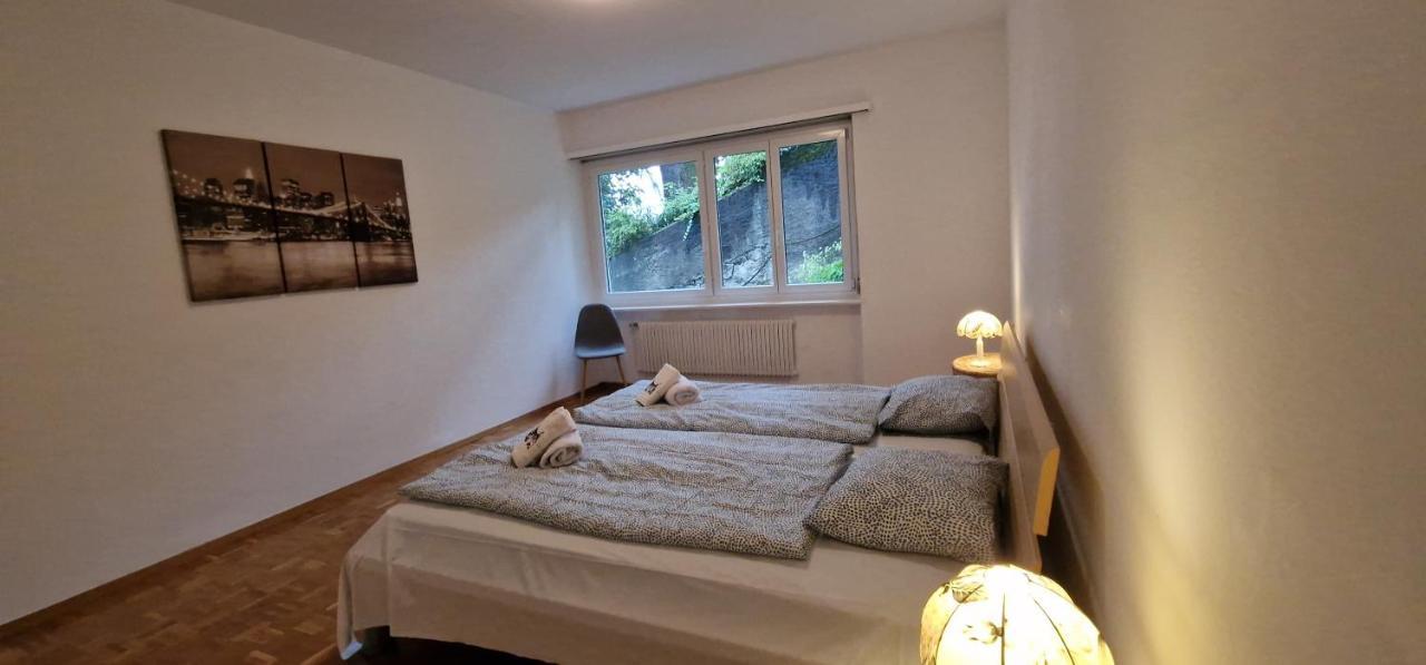 Lugano Lakeview Apartment Private Parking & Self Check-In Buitenkant foto