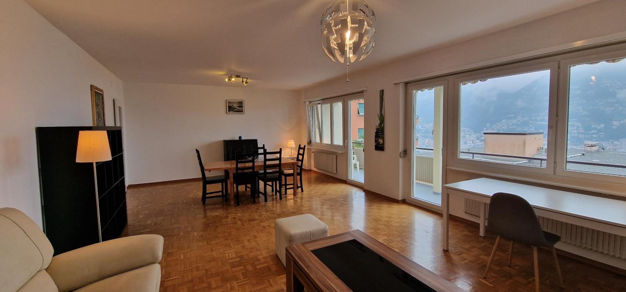 Lugano Lakeview Apartment Private Parking & Self Check-In Buitenkant foto
